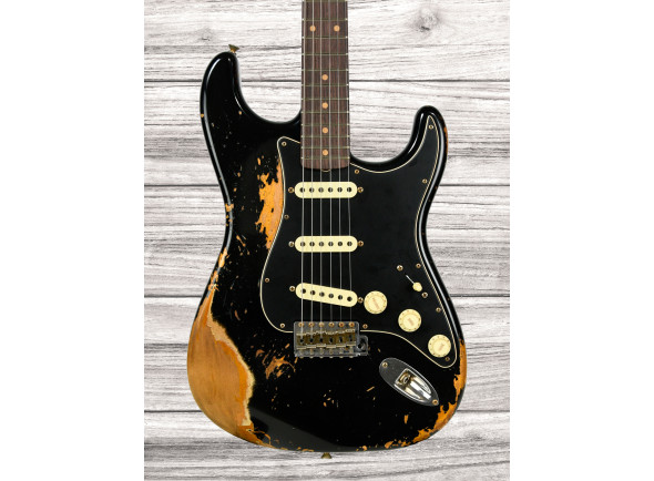 Fender Custom Shop LTD Dualmag II 60' Strat Super Heavy Relic Aged Black Fender Custom Shop LTD Dualmag II 60' Strat Super Heavy Relic Aged Black